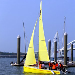 21FT FRP Sailing Boat