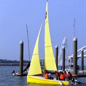 4-8m Fiberglass Daysailer Sailboat